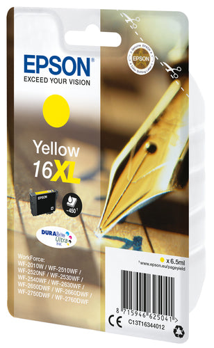 Epson Pen and crossword Singlepack Yellow 16XL DURABrite Ultra Ink Epson Pen and crossword Singlepack Yellow 16XL DURABrite Ultra Ink